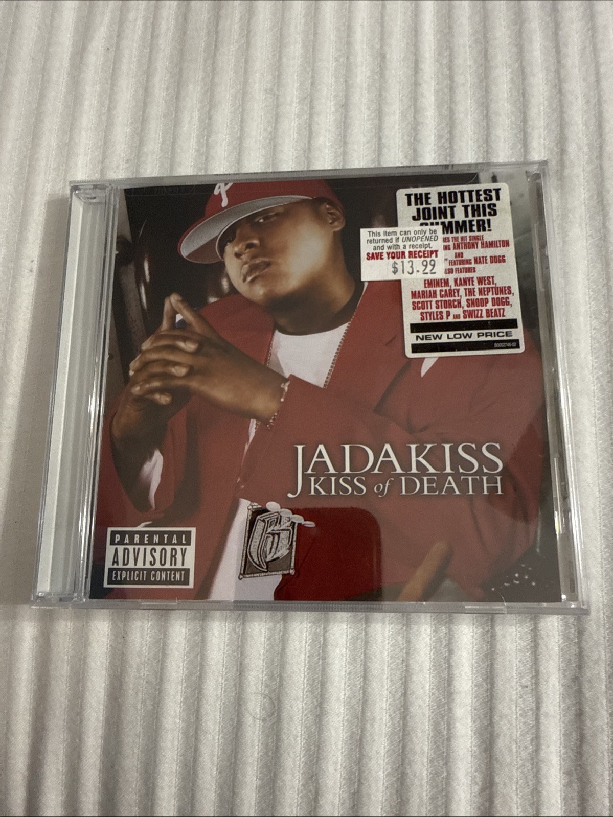 JADAKISS - KISS OF DEATH CD Ft Eminem, Mariah Carey, Nate Dogg NEW SEALED