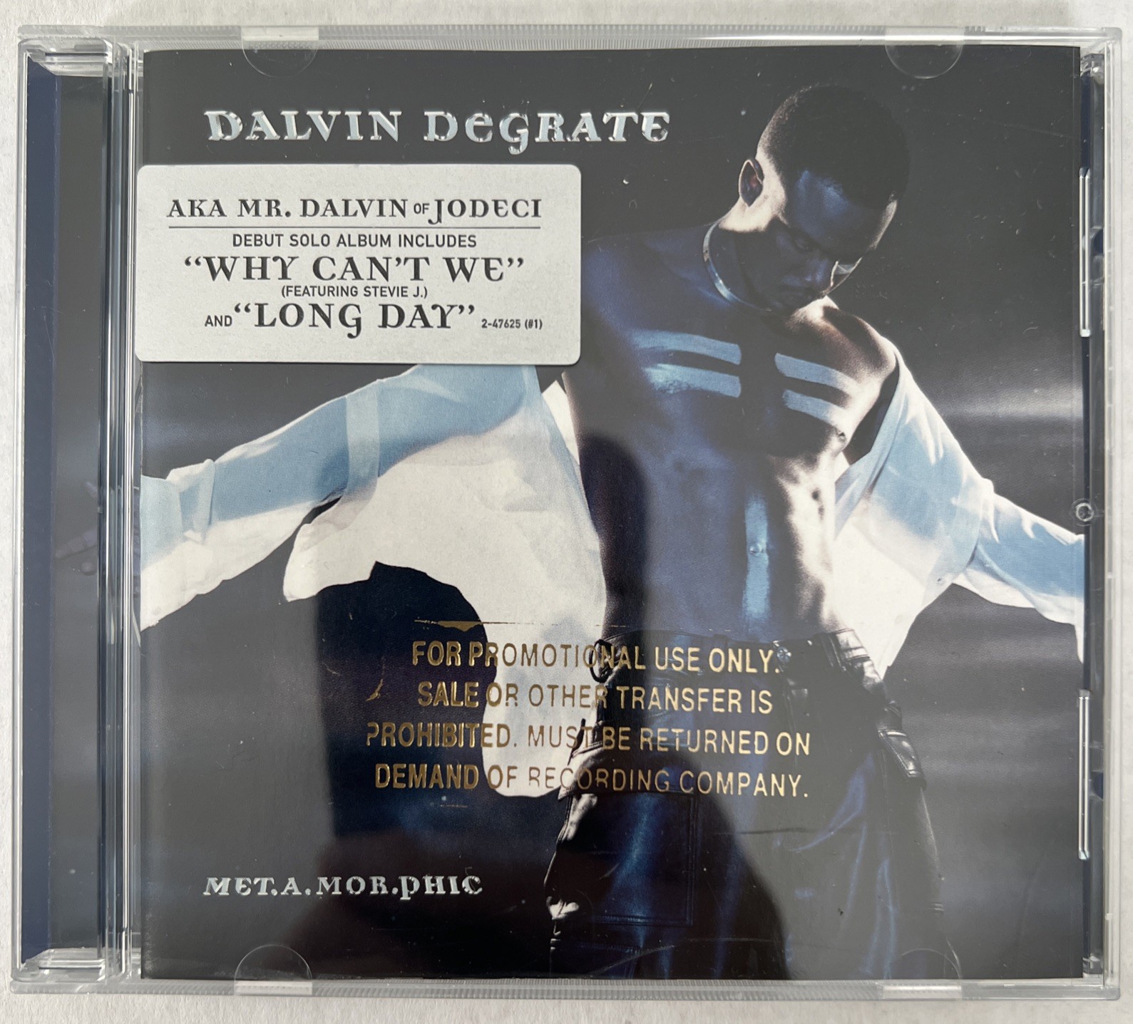 Dalvin Degrate - Meta.Mor.Phic CD Maverick Unplayed Promo w/ Hype Jodeci