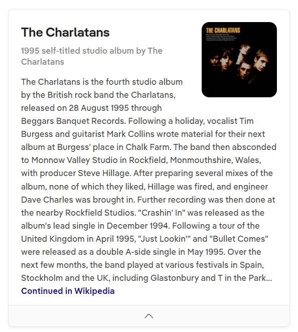 The Charlatans UK - Self Titled (CD,1995,Atlantic,GOLD PROMO) RARE 1st PRESSING!