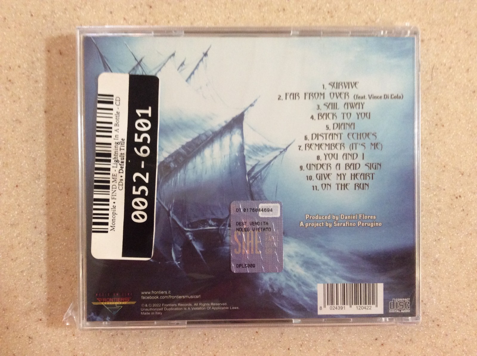 Find Me Lightning in a Bottle CD 2022 Frontiers NEW Sealed Creye Hardline