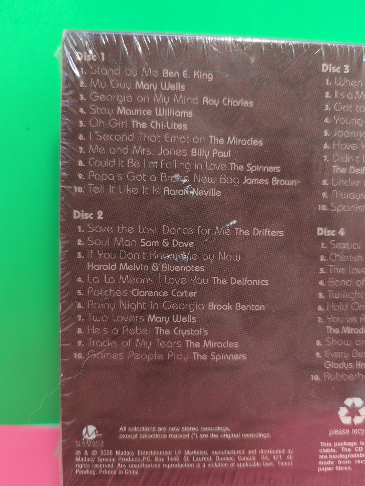 The Best of R&B - Various Artists - 4 CD Set - MINT condition - 26-821