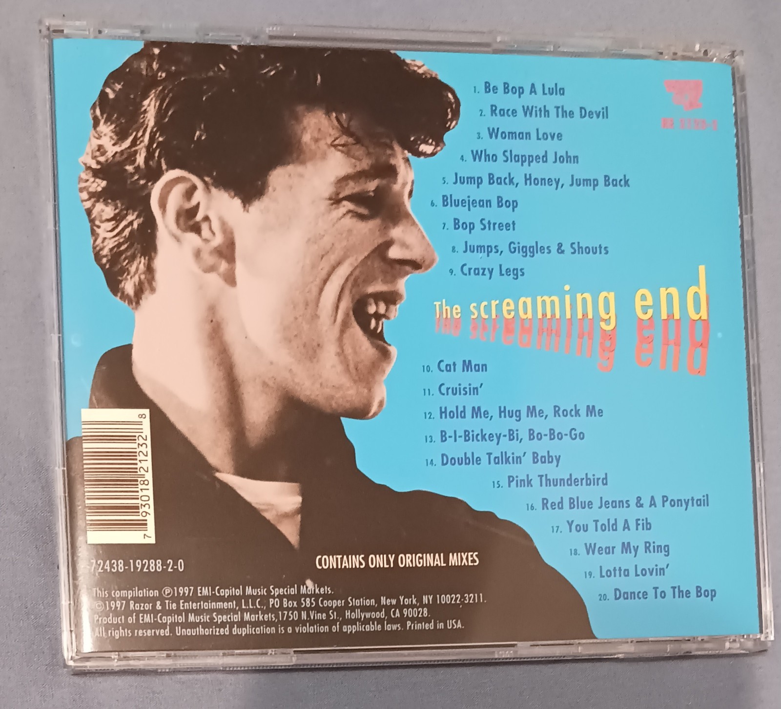 The Screaming End: The best of Gene Vincent & His Blue Caps (CD, 1997)