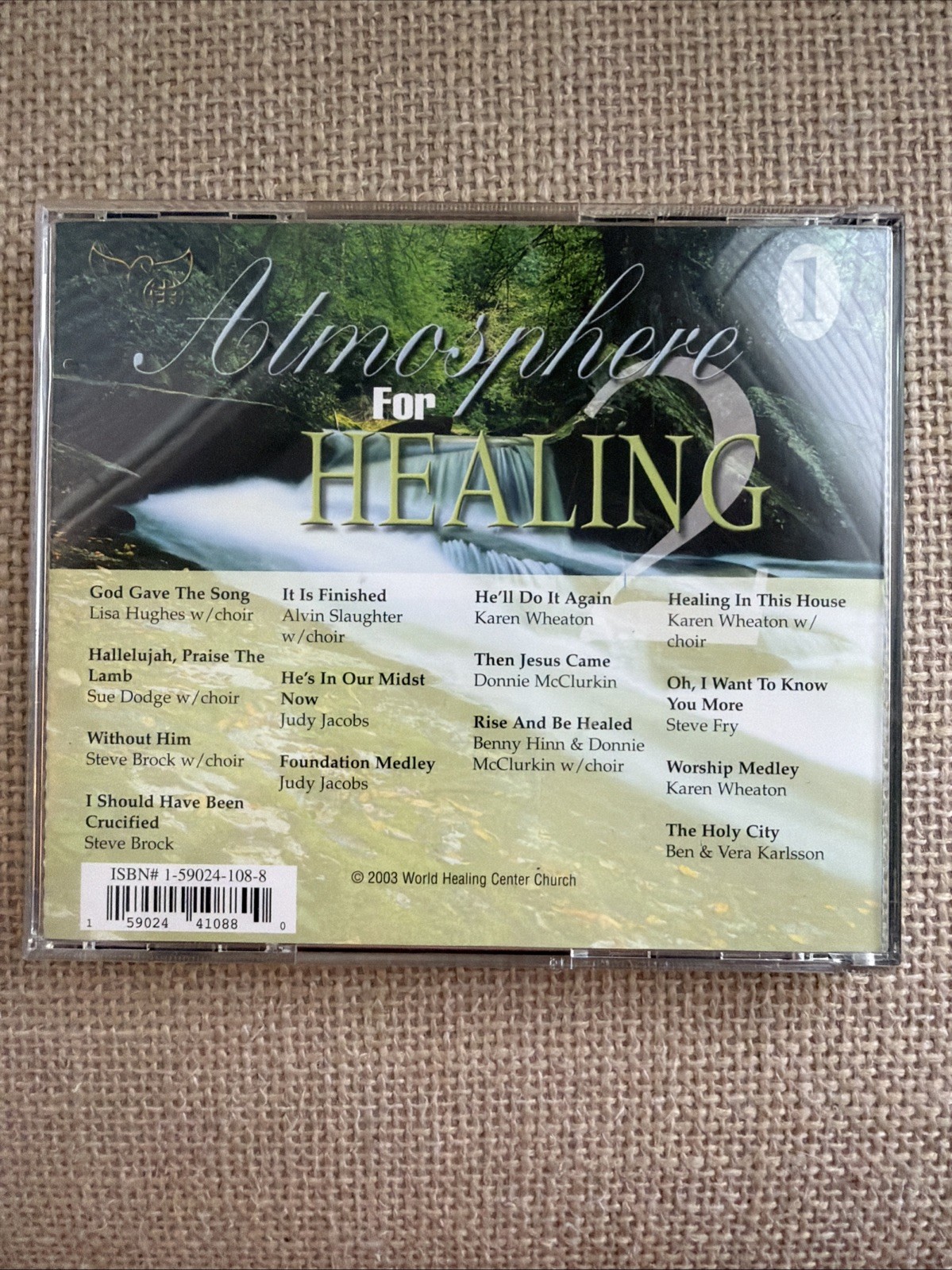 Atmosphere for Healing 1 Featuring Special Crusade Vocalists - CD - Benny Hinn