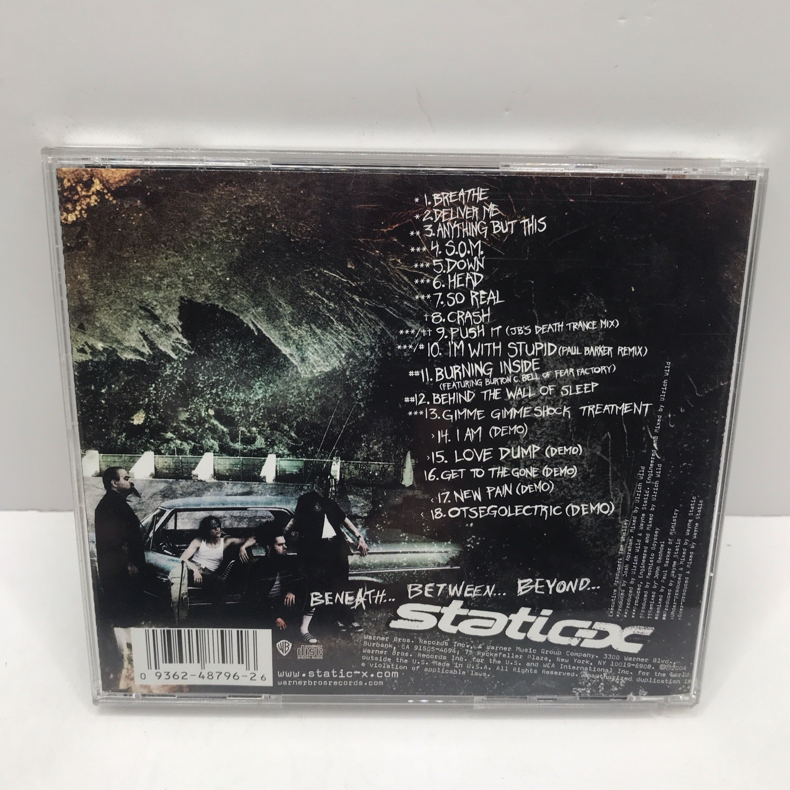 Static-X - Beneath... Between... Beyond... CD Industrial 2004 Explicit