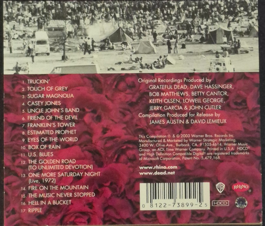 The Very Best of Grateful Dead (CD 2003 Warner Bros Records) A+ Condition
