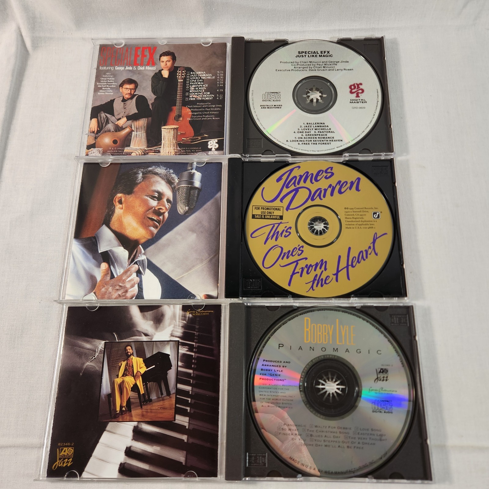 Smooth Jazz 9 CD LOT 1980s - 1990s Diane Schuur Joe Sample + .. Discs NM FREEShp