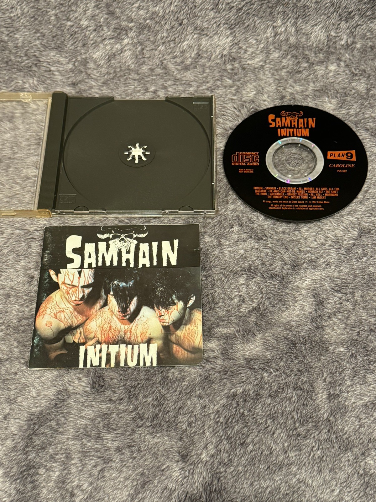 Samhain Initium CD Original 1987 Plan9 Danzig Misfits NM RARE OOP 1st Press HTF