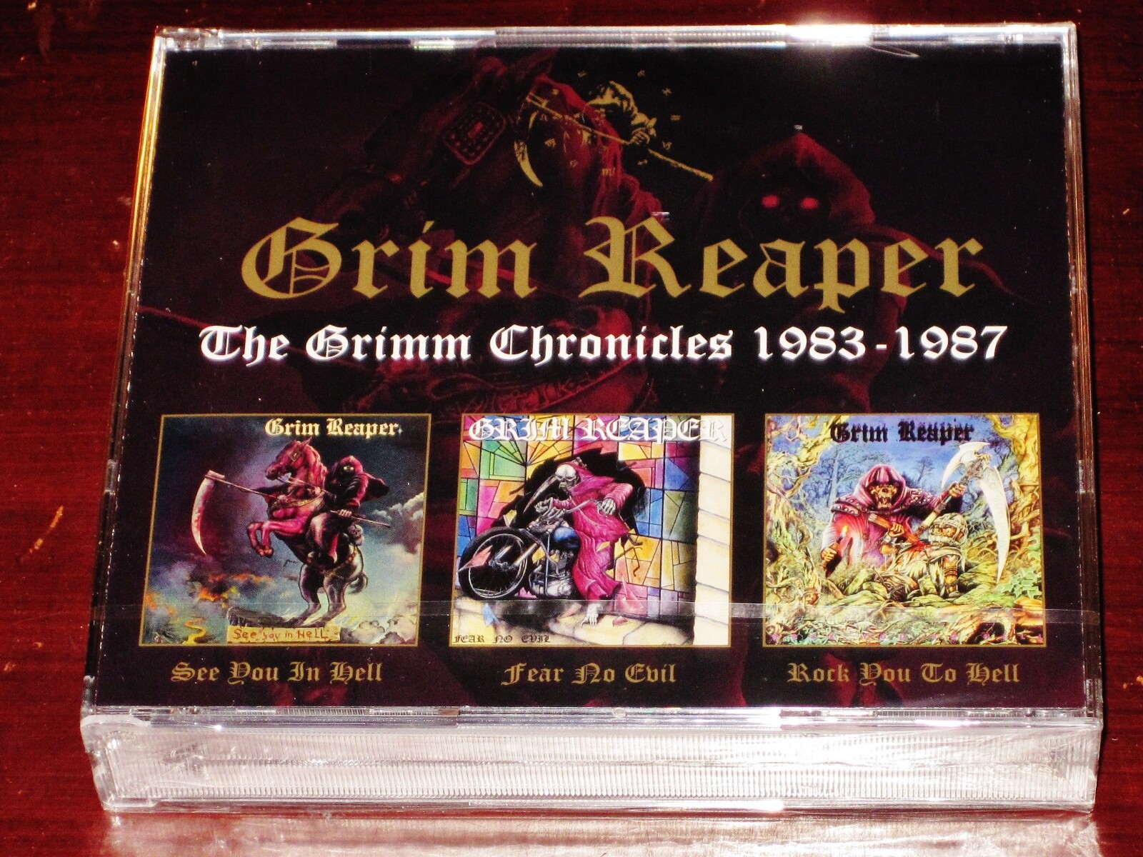 Grim Reaper: The Grimm Chronicles 1983-1987 See You, Fear, Rock 3 CD Box Set NEW