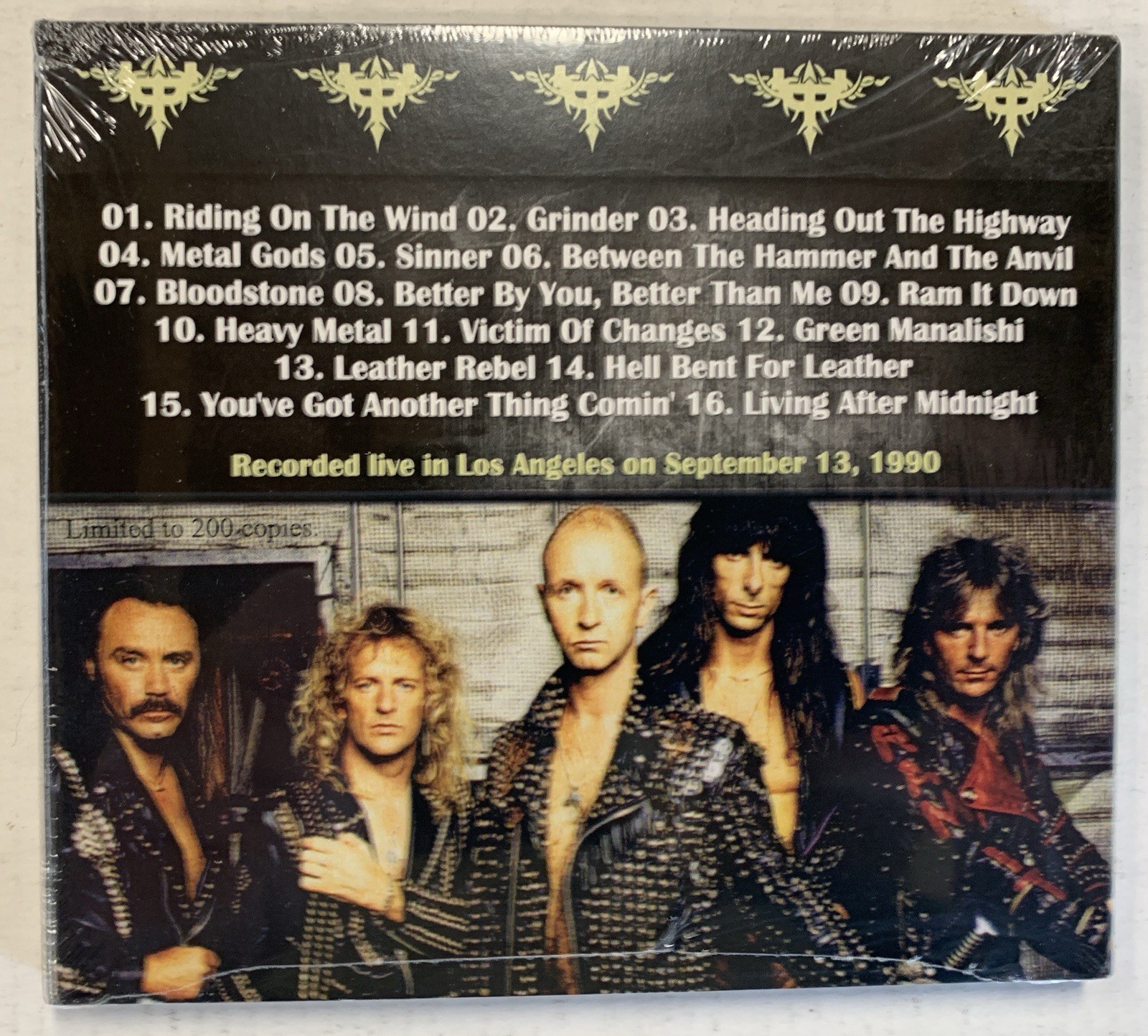 Judas Priest - The Painkillers In Los Angeles CD Live On 9/13/1990