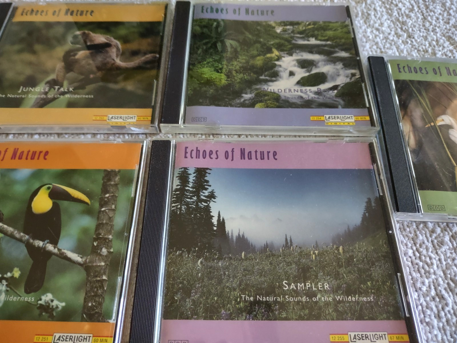 Echoes Of Nature-Natural Sounds Of The Wilderness 5 CD Set VG+ Discs