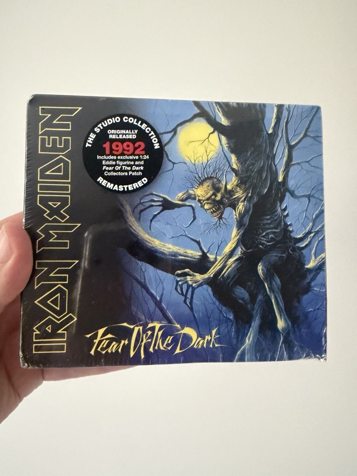 Iron Maiden Fear Of The Dark CD Box Set 1992 Remastered Sealed New With Figure