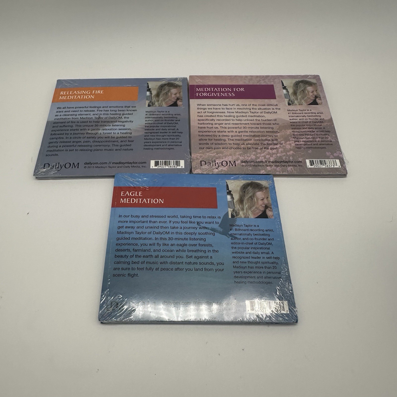 Madisyn Taylor Daily OM Guided Meditation Lot of 3 CD Albums SEALED