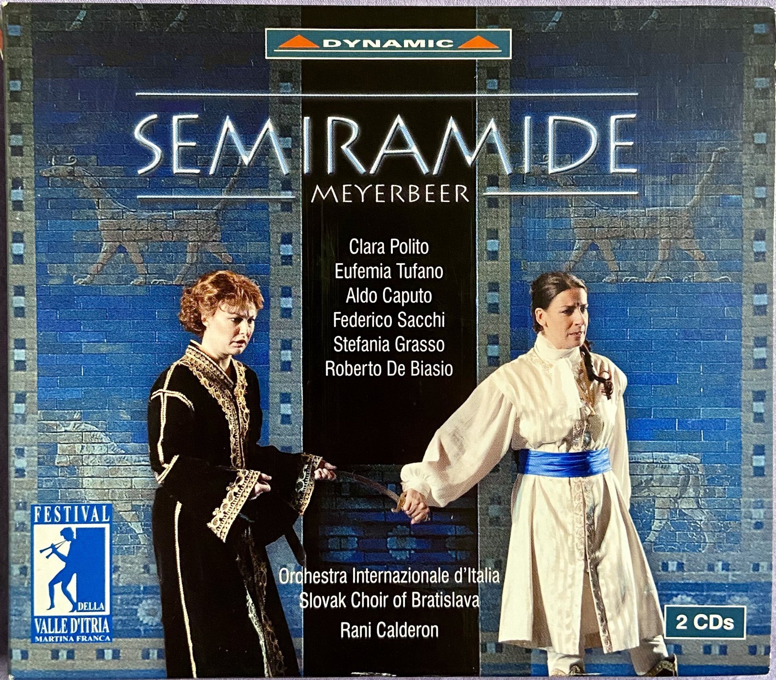 Meyerbeer: Semiramide - Rani Calderon 2 CD Box Set 2007 Dynamic Live!! Free Ship