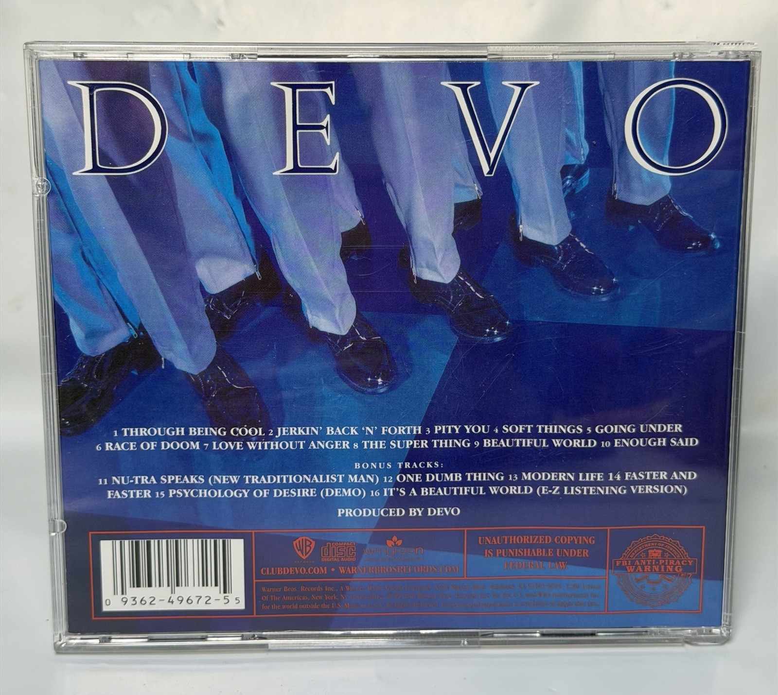 Devo - New Traditionalists CD. Rare 2010 remaster, 6 bonus tracks Warner Bros.