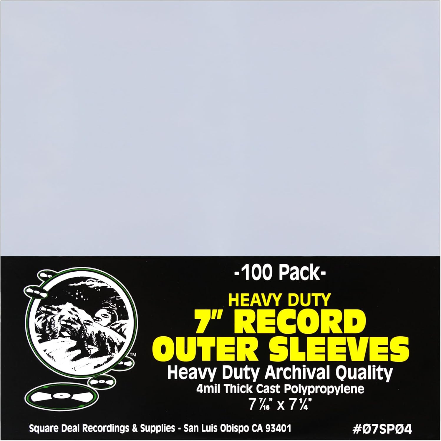 7 45Rpm Vinyl Record Outer Sleeves HEAVY DUTY