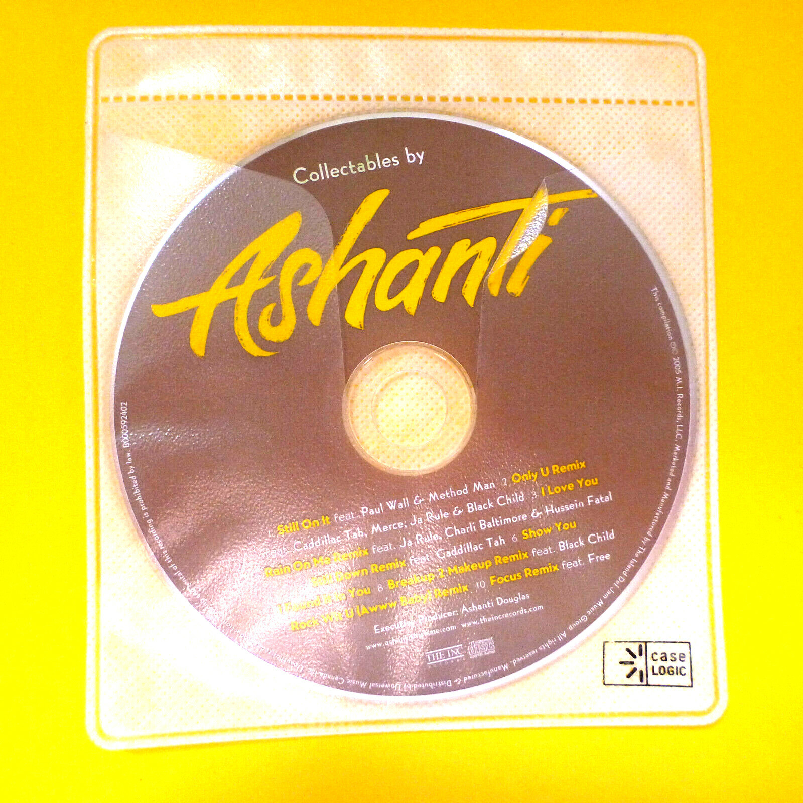 ASHANTI Collectables by Ashanti CD Disc ONLY