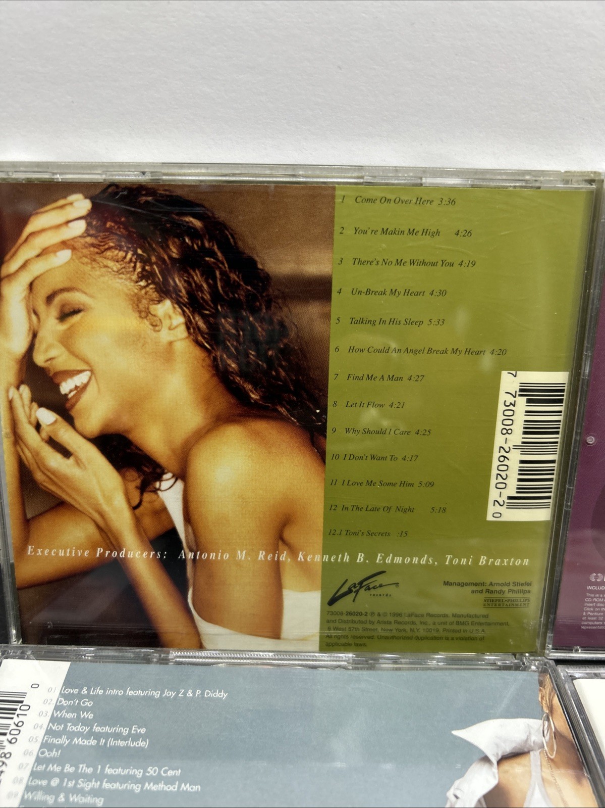 SOUL/R&B LOT OF 4 CD’S TONI BRAXTON, JANET JACKSON & MARY J. BLIGE