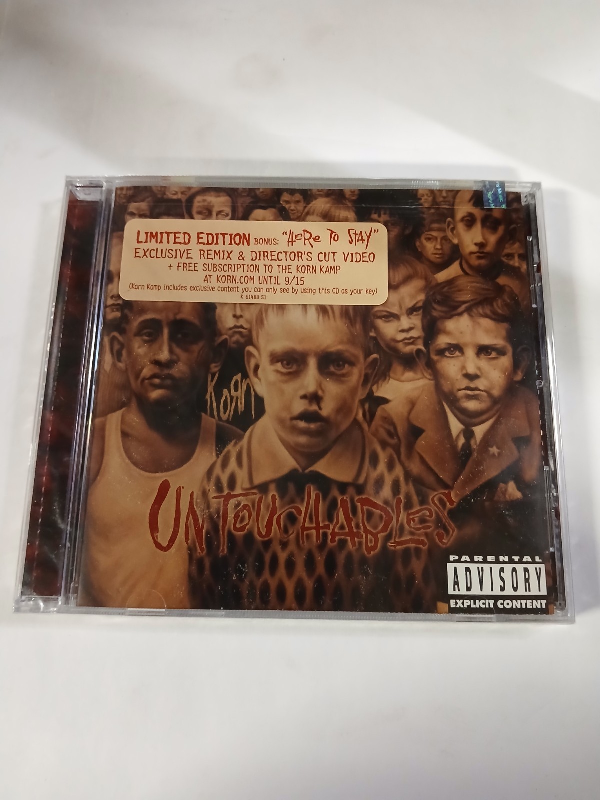 Untouchables (Limited Edition) By Korn (CD, 2002) NEW!!!