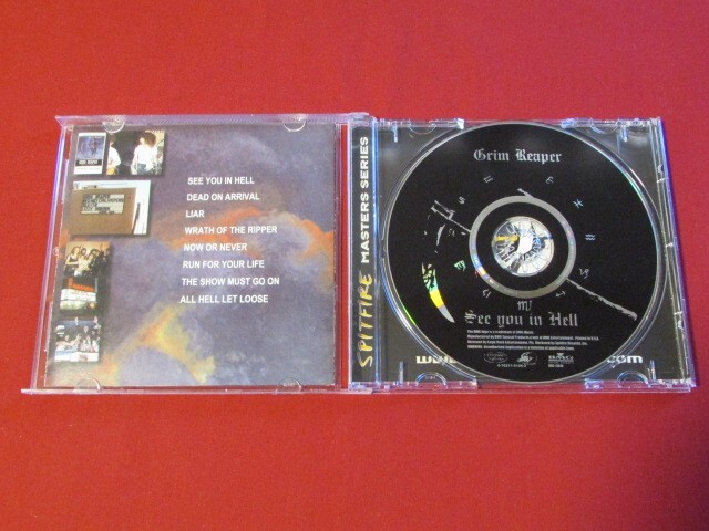 GRIM REAPER SEE YOU IN HELL 2000 SPITFIRE MASTER SERIES CD 80's HEAVY METAL OOP