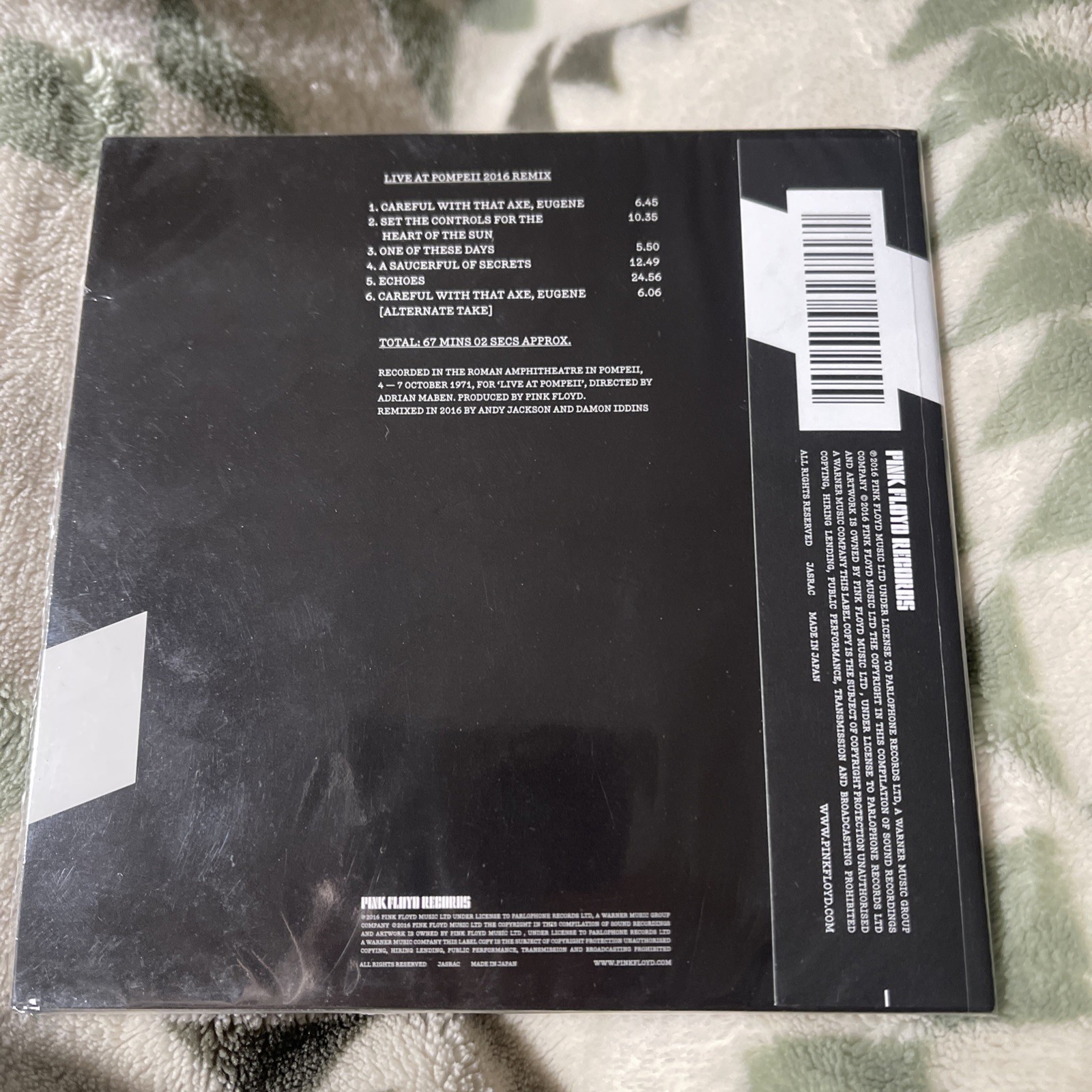 Pink Floyd The Early Years Obfusc/ation Live At Pompeii 2016 Remix CD Japan