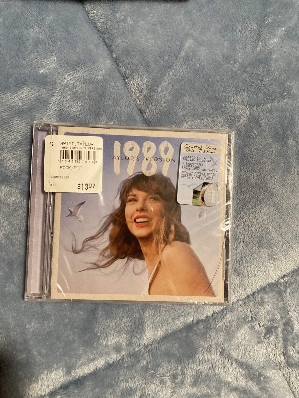 TAYLOR SWIFT *1989 Taylor's Version Crystal Skies Blue Edition CD [NEW SEALED]