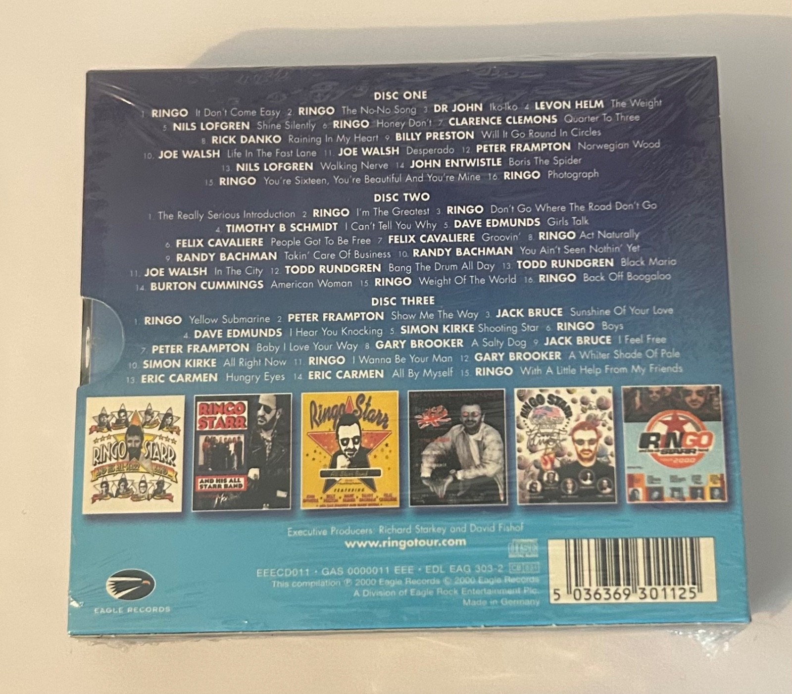 Ringo Starr The Anthology so Far - Ringo Starr & His All Starr Band 3 CD Boxset
