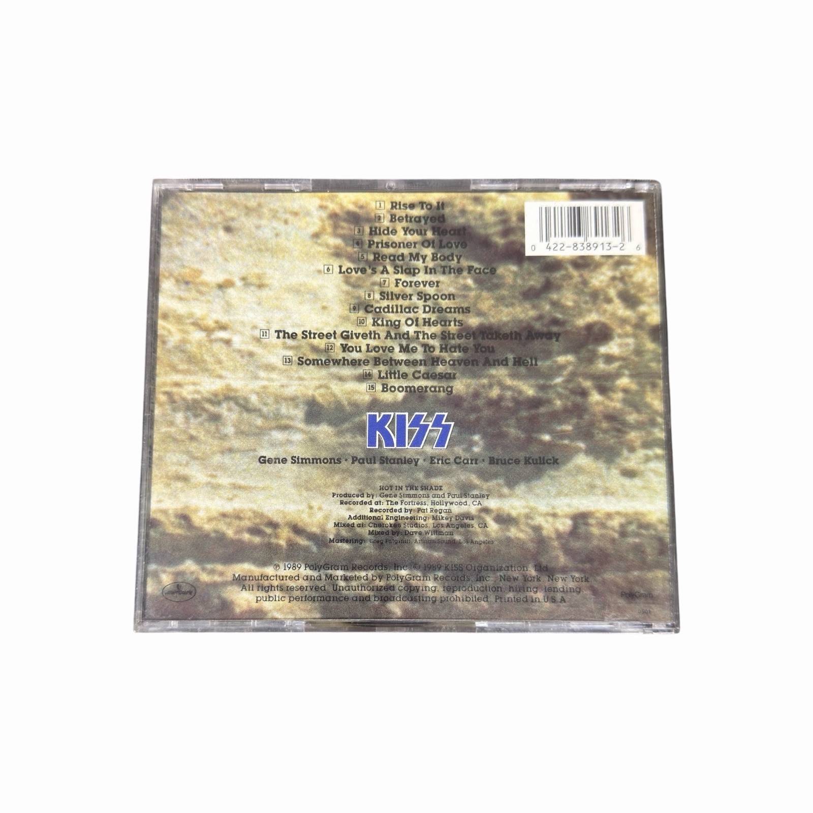 Hot in the Shade by Kiss (CD, 1989, Polygram)