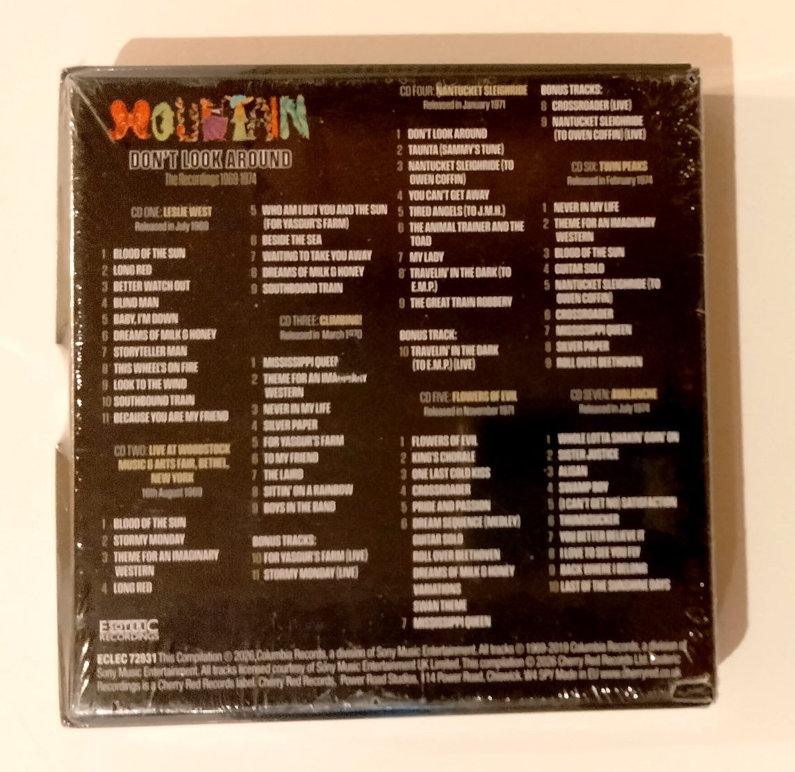 MOUNTAIN Don't Look Around: The Recordings 1969-1974 NEW 7CD BOX SET Leslie West