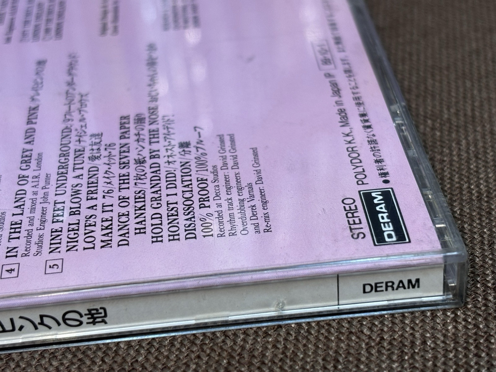 CARAVAN In The Land Of Grey And Pink JAPAN CD P25L-25056 -A1F11 1989 issue Dawn
