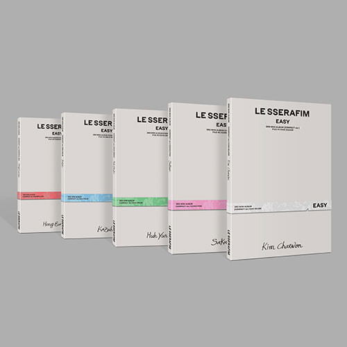 LE SSERAFIM [EASY] 3rd Mini Album (COMPACT Ver.) + WEVERSE SHOP POB Sealed