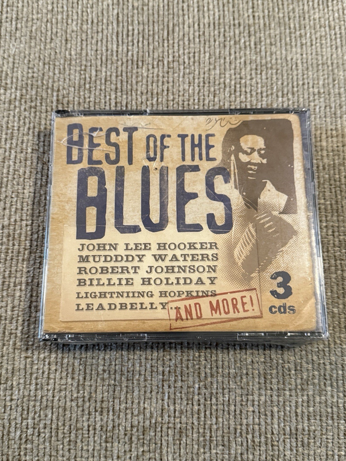 Best Of The Blues 3 Disc CD Box Set - New Sealed - Cracks On Jewel Case