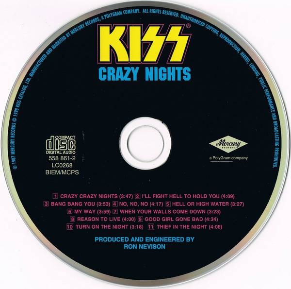 Kiss - Crazy Nights [remastered] (cd)