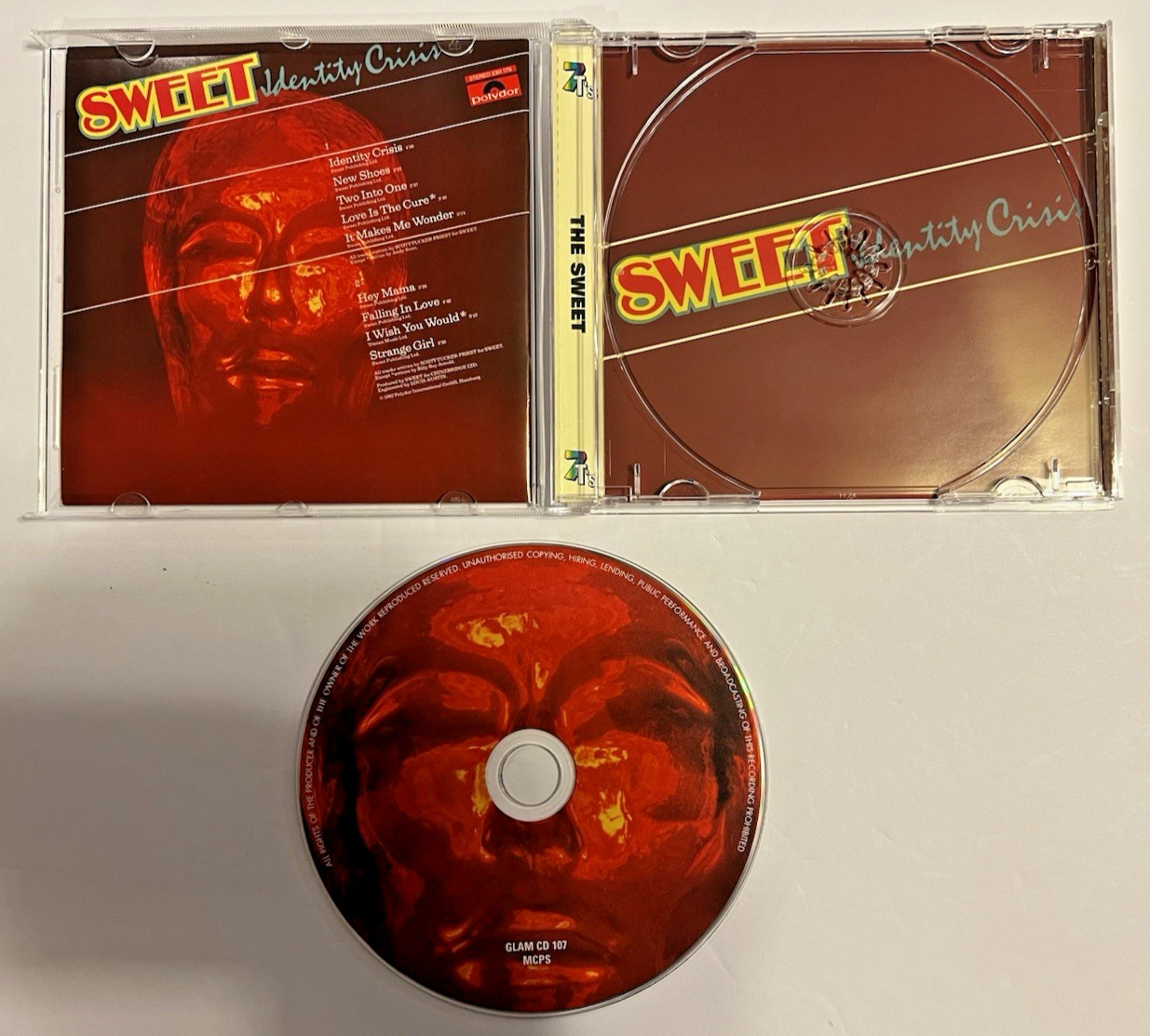 Identity Crisis by Sweet (7T's GLAM CD 107) Rare and OOP-Like New