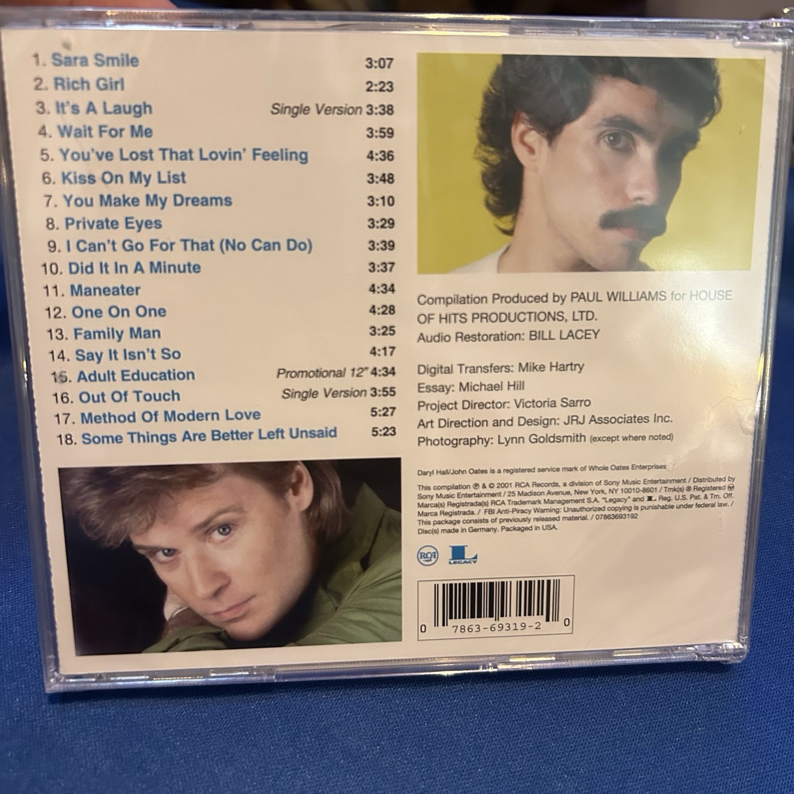 The Very Best of Daryl Hall and John Oates by Hall & Oates (CD, 2001)