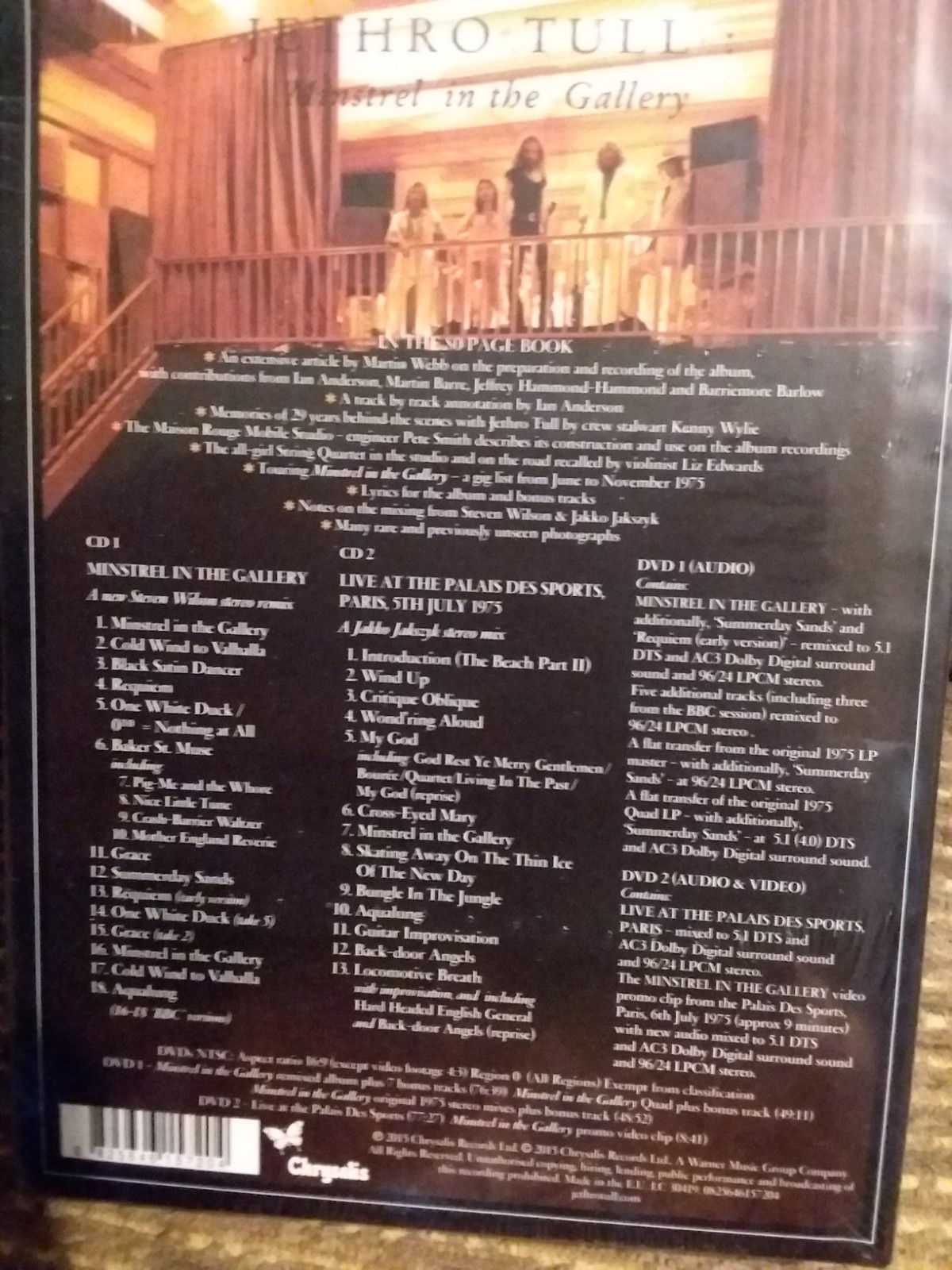 JETHRO TULL MINSTREL IN THE GALLERY [40TH ANNIVERSARY: LA GRANDE EDITION]