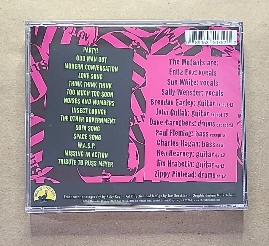 The Mutants - Curse of the Easily Amused (CD, 2022, Liberation Hall)