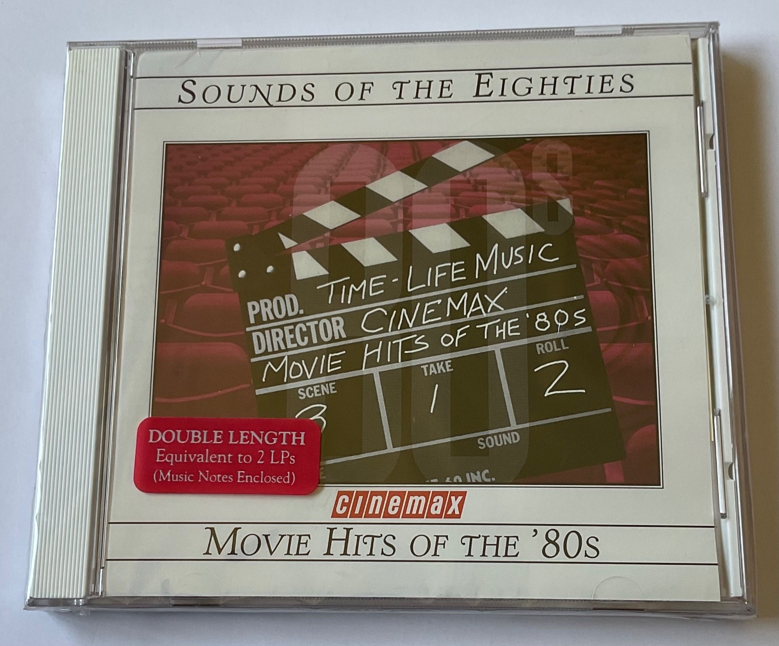 SOUNDS OF THE EIGHTIES Cinemax - Movie Hits Of The ‘80s RARE OOP Sealed 1996 CD