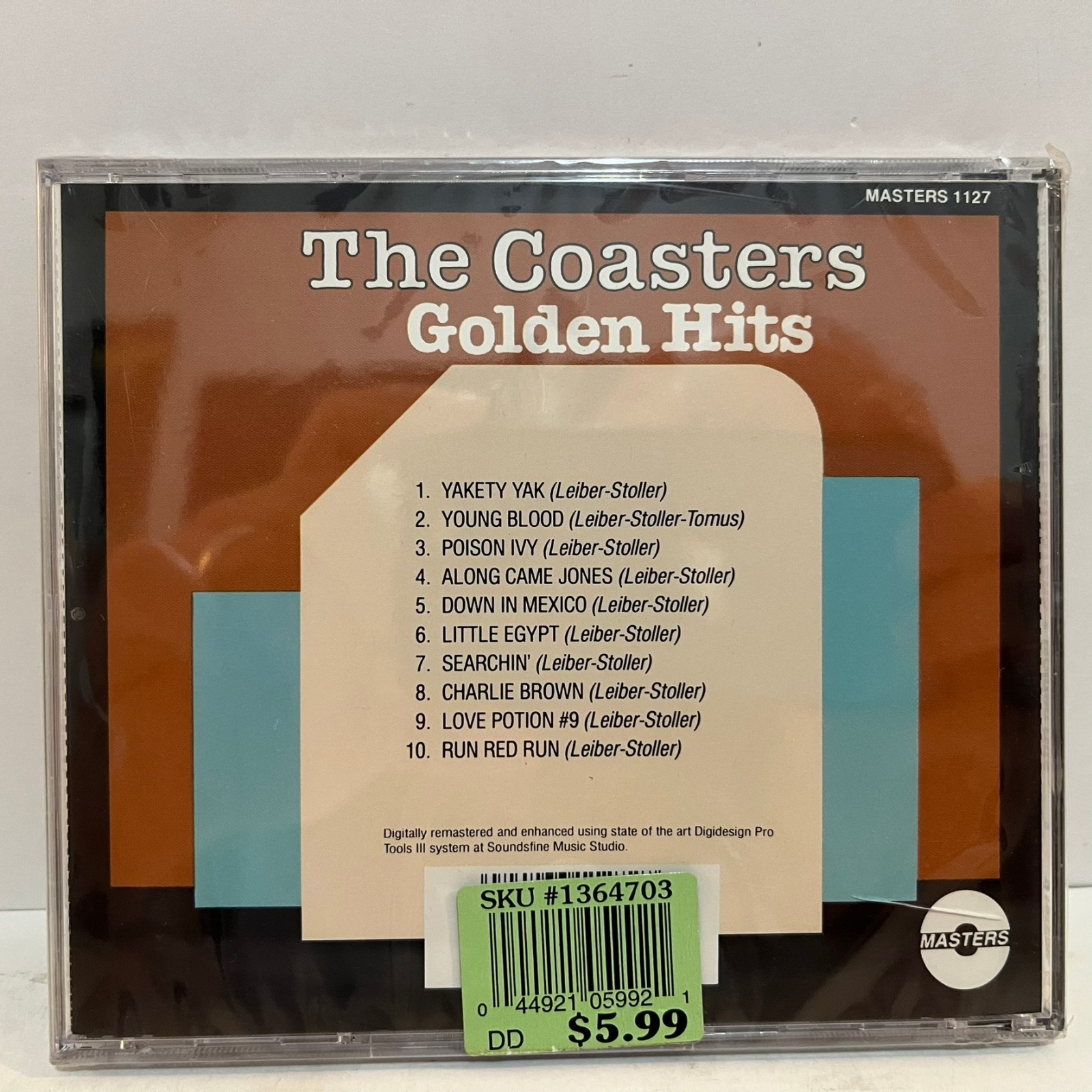 THE COASTERS - Golden Hits (1996) - Compact Disc CD - SEALED NEW