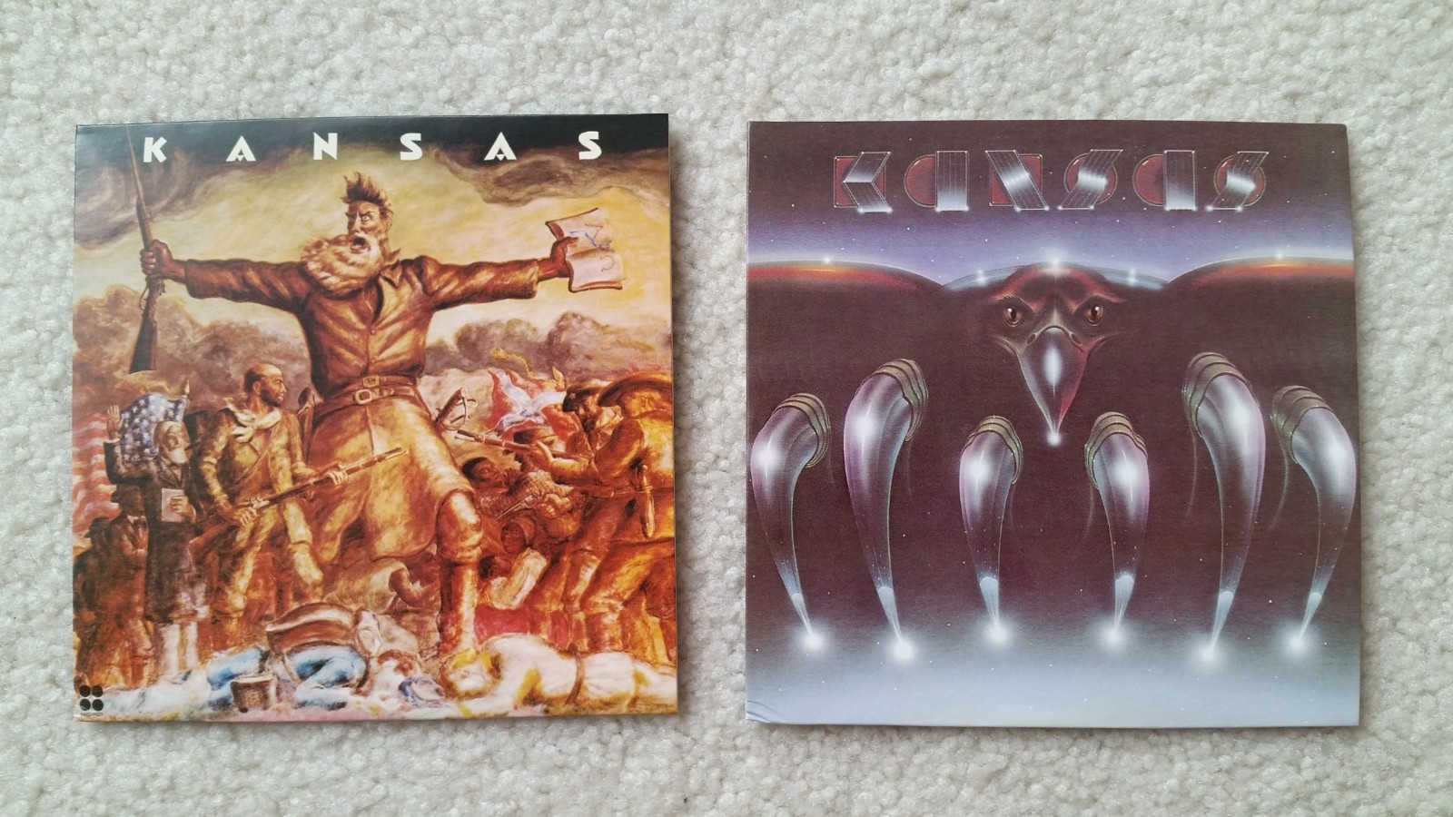 KANSAS Kansas Self Titled & Song for America 2 CD LOT