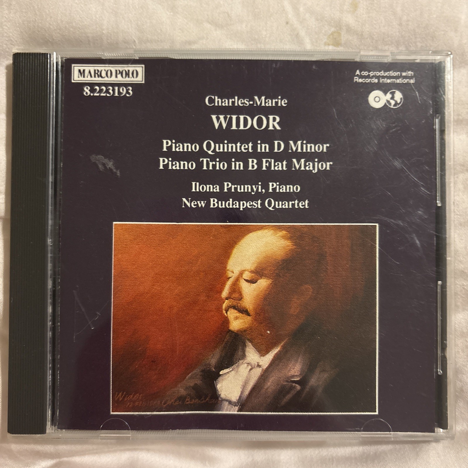 Widor [Composer], Piano Trio in B Flat (Prunyi,, audioCD