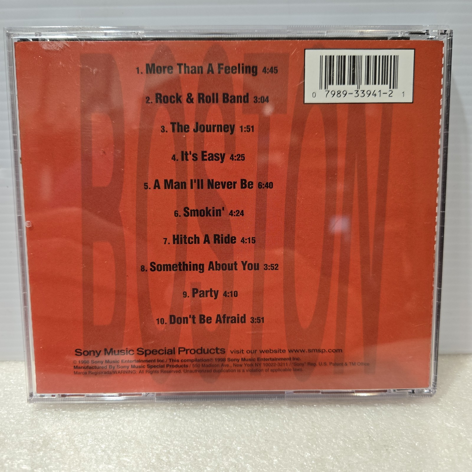 2 Boston CDs Rock and Roll Band & Third Stage - Both CD discs Excellent