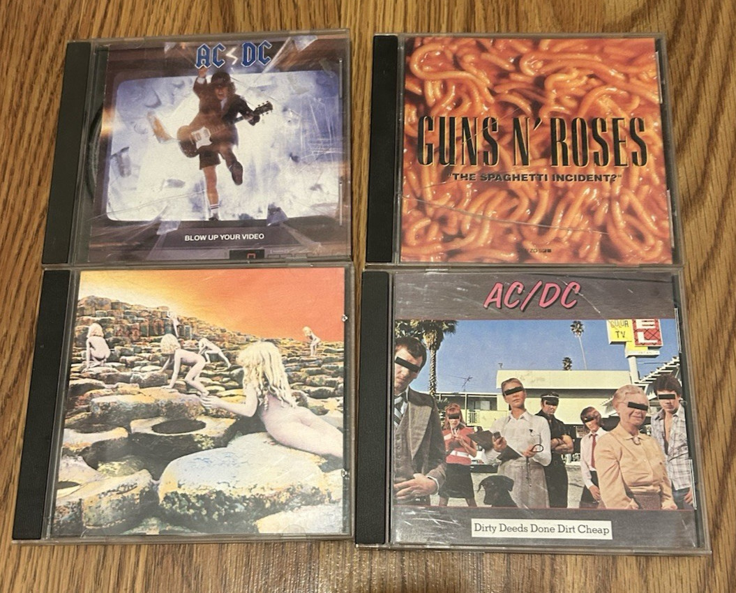 Hard Rock/Rock Music CD Lot Of 32 Different Titles (Mostly 1980’s Era)