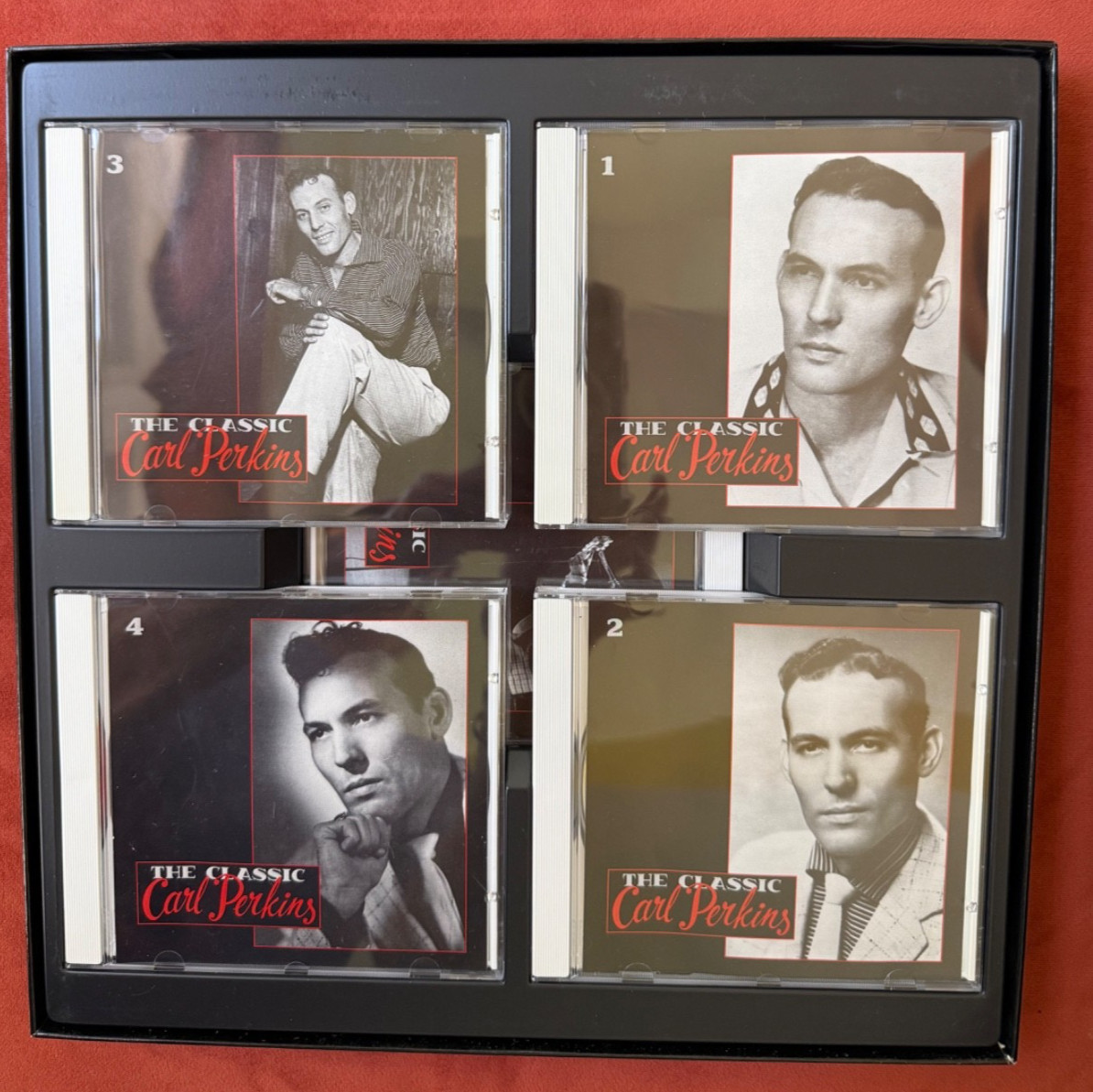 CARL PERKINS-THE CLASSIC- BEAR FAMILY 5 CD BOX SET-LIKE NEW