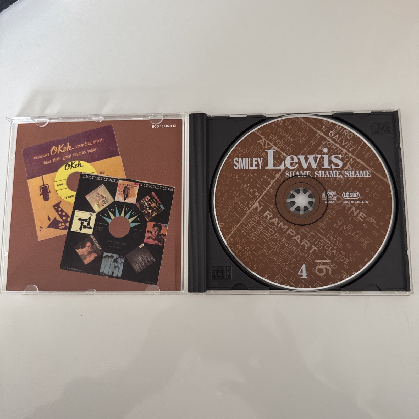 SMILEY LEWIS - Shame Shame Shame (1993) Bear Family 4xCD box set NEW