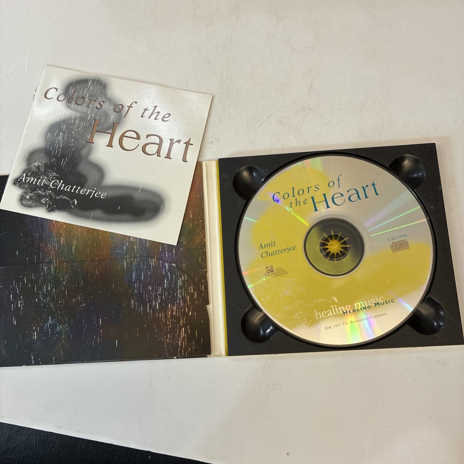 Amit Chatterjee- Colors of the Heart CD HEALING MUSIC With Booklet