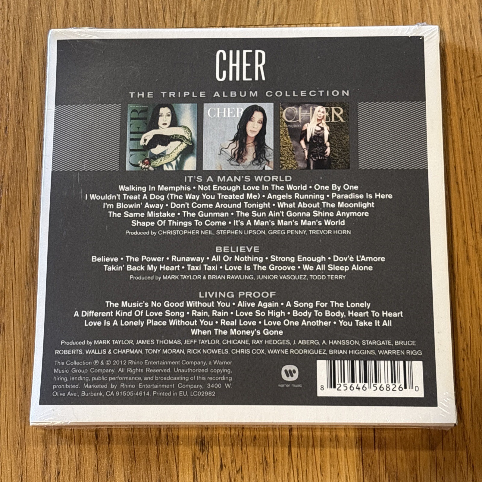 Cher – The Triple Album Collection 3CD Box Set 2012 Printed In EU NEW SEALED