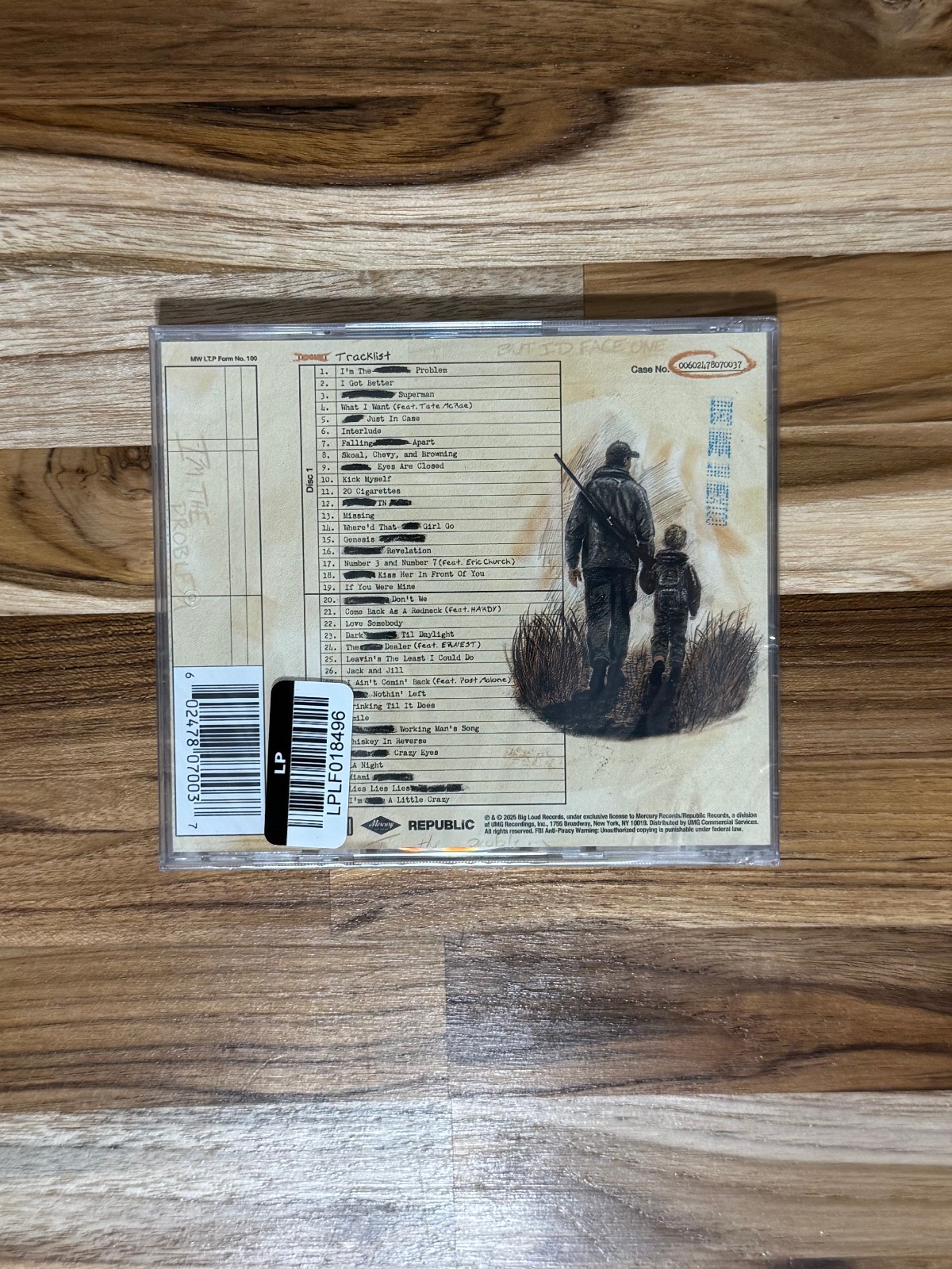 SMALL CRACK IN CASE - Morgan Wallen - I'm The Problem -Sealed- READ DESCRIPTION