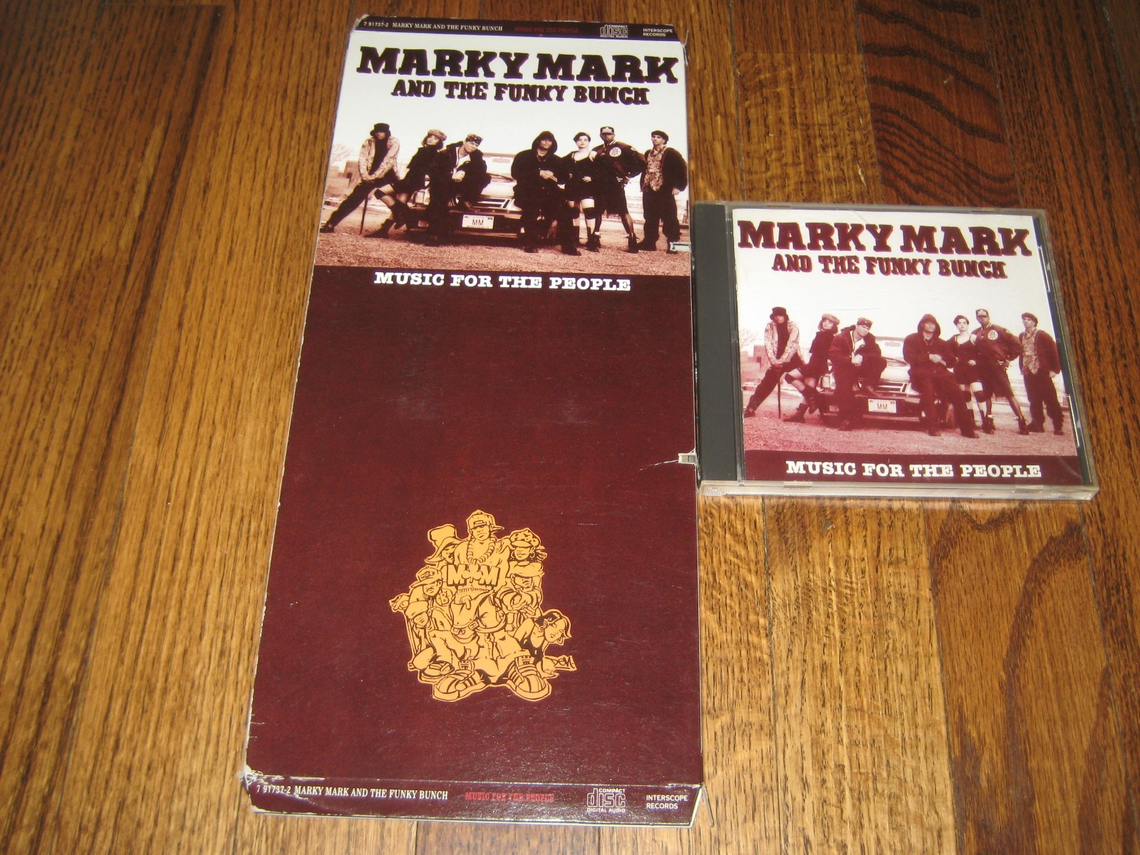 Marky Mark and the Funky Bunch Music for the People Longbox and Cd Rare Good Vib