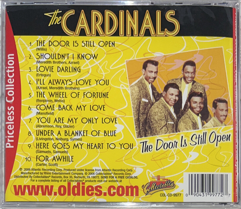 The Door Is Still Open By The Cardinals (CD, 2006, Collectables) Factory Sealed!