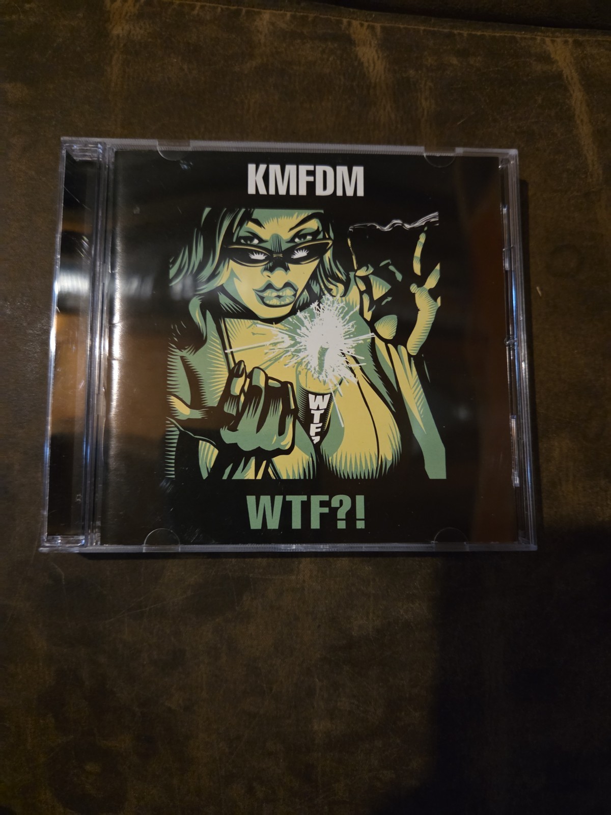 KMFDM - WTF?! & Tohuvabohu CD. Super rare on Metropolis Records.